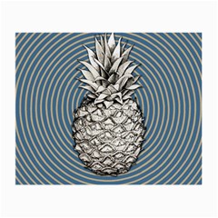 Pop Art  Pineapple  Small Glasses Cloth by Valentinaart