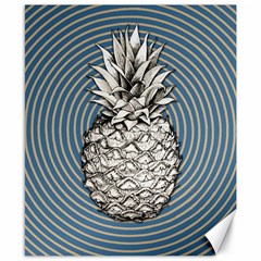 Pop Art  Pineapple  Canvas 8  X 10  by Valentinaart