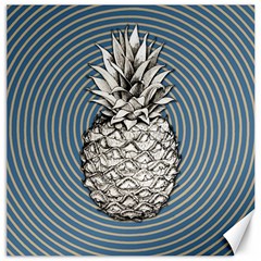 Pop Art  Pineapple  Canvas 12  X 12  by Valentinaart