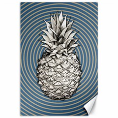 Pop Art  Pineapple  Canvas 12  X 18  by Valentinaart