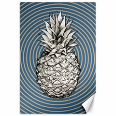 Pop Art  Pineapple  Canvas 20  X 30  by Valentinaart