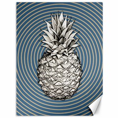 Pop Art  Pineapple  Canvas 36  X 48  by Valentinaart