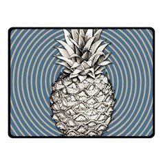 Pop Art  Pineapple  Fleece Blanket (small) by Valentinaart