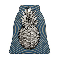 Pop Art  Pineapple  Bell Ornament (two Sides)