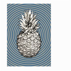 Pop Art  Pineapple  Large Garden Flag (two Sides) by Valentinaart