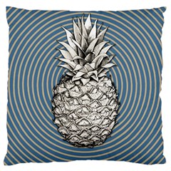 Pop Art  Pineapple  Large Cushion Case (one Side) by Valentinaart