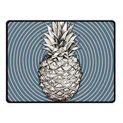 Pop Art  Pineapple  Double Sided Fleece Blanket (small)  by Valentinaart