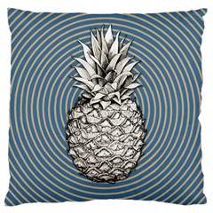 Pop Art  Pineapple  Large Flano Cushion Case (one Side) by Valentinaart