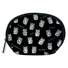 Llama Pattern Accessory Pouch (medium)