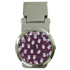 Llama Pattern Money Clip Watches by Valentinaart