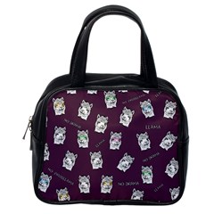 Llama Pattern Classic Handbag (one Side) by Valentinaart