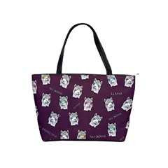 Llama Pattern Classic Shoulder Handbag by Valentinaart