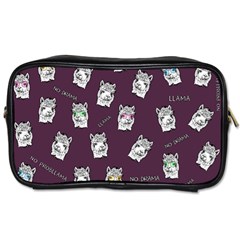 Llama Pattern Toiletries Bag (one Side) by Valentinaart