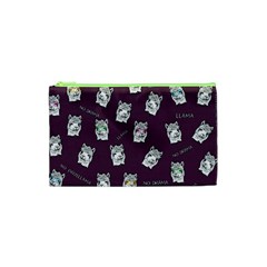 Llama Pattern Cosmetic Bag (xs) by Valentinaart