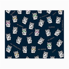 Llama Pattern Small Glasses Cloth by Valentinaart