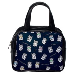 Llama Pattern Classic Handbag (one Side) by Valentinaart