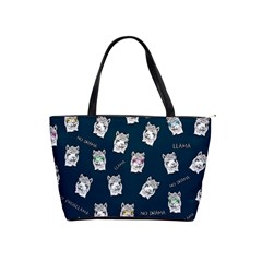 Llama Pattern Classic Shoulder Handbag by Valentinaart