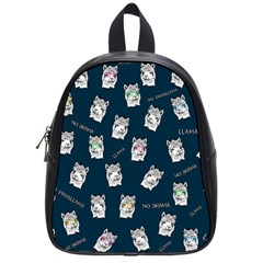 Llama Pattern School Bag (small) by Valentinaart