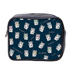 Llama Pattern Mini Toiletries Bag (two Sides) by Valentinaart