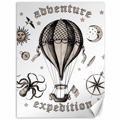 Vintage Adventure Expedition Canvas 36  X 48  by Valentinaart