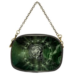 Awesome Creepy Mechanical Skull Chain Purse (one Side) by FantasyWorld7