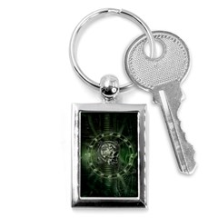 Awesome Creepy Mechanical Skull Key Chains (rectangle)  by FantasyWorld7