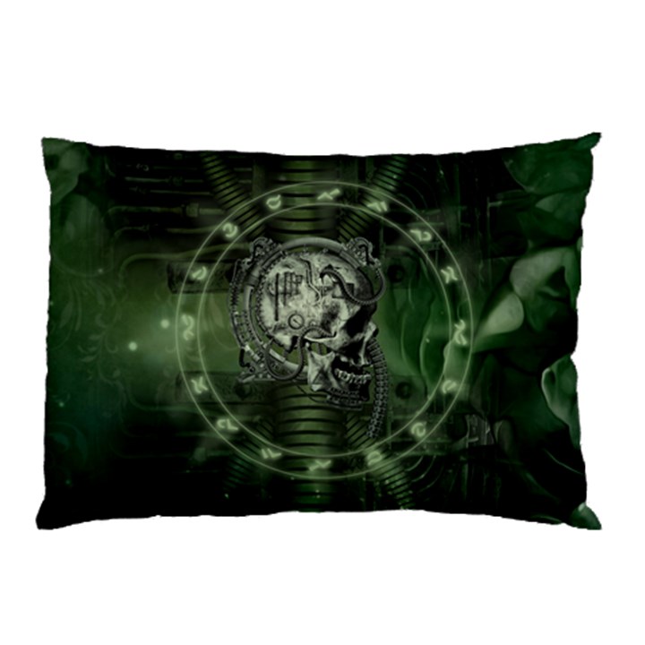 Awesome Creepy Mechanical Skull Pillow Case