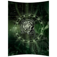 Awesome Creepy Mechanical Skull Back Support Cushion by FantasyWorld7