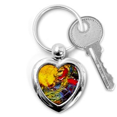 Yellow Chik 3 Key Chains (heart)  by bestdesignintheworld