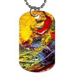 Yellow Chik 3 Dog Tag (two Sides) by bestdesignintheworld