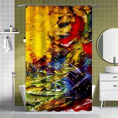 Yellow Chik 3 Shower Curtain 48  X 72  (small)  by bestdesignintheworld