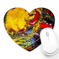 Yellow Chik 3 Heart Mousepads by bestdesignintheworld