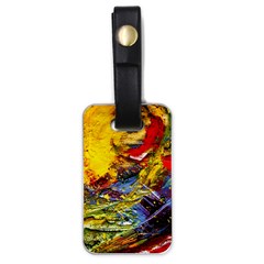 Yellow Chik 3 Luggage Tags (one Side)  by bestdesignintheworld