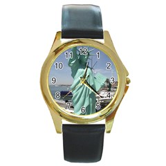 Easter 6 Round Gold Metal Watch by bestdesignintheworld