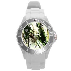 There Is No Promisse Rain 4 Round Plastic Sport Watch (l) by bestdesignintheworld