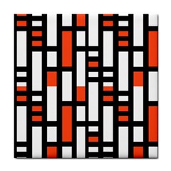 Linear Sequence Pattern Design Tile Coasters by dflcprints