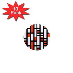 Linear Sequence Pattern Design 1  Mini Magnet (10 Pack)  by dflcprints