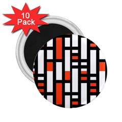 Linear Sequence Pattern Design 2 25  Magnets (10 Pack)  by dflcprints