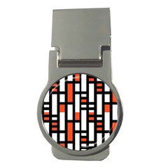 Linear Sequence Pattern Design Money Clips (round)  by dflcprints