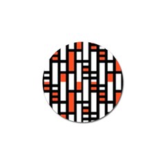 Linear Sequence Pattern Design Golf Ball Marker (4 Pack) by dflcprints