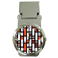 Linear Sequence Pattern Design Money Clip Watches by dflcprints