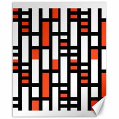 Linear Sequence Pattern Design Canvas 16  X 20  by dflcprints