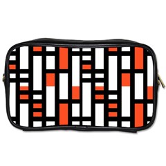 Linear Sequence Pattern Design Toiletries Bag (two Sides) by dflcprints