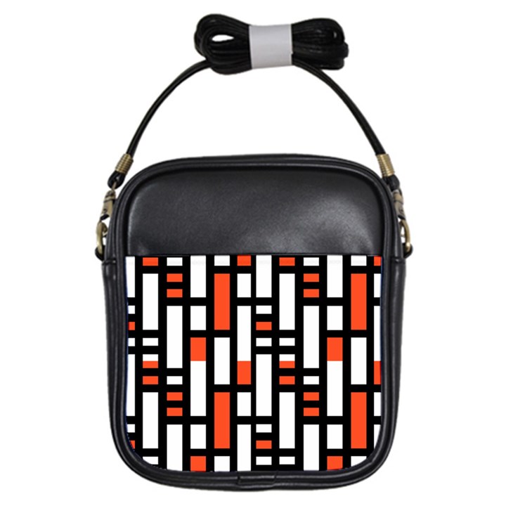 Linear Sequence Pattern Design Girls Sling Bag