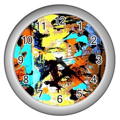 Fragrance Of Kenia 6 Wall Clock (silver) by bestdesignintheworld