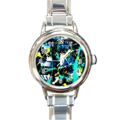 Brain Reflections 6 Round Italian Charm Watch by bestdesignintheworld