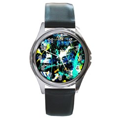 Brain Reflections 6 Round Metal Watch by bestdesignintheworld