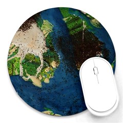 Avocado 3 Round Mousepads by bestdesignintheworld