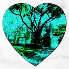 Hot Day In Dallas 50 Jigsaw Puzzle (heart) by bestdesignintheworld