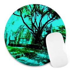 Hot Day In Dallas 50 Round Mousepads by bestdesignintheworld